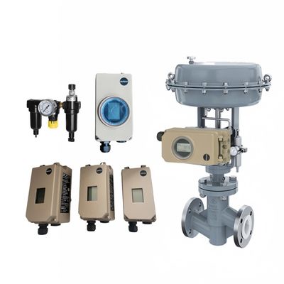 وحدة تحكم صمام 4-20mA جديدة أصلية Samson 3763 3725 3730 3730-3 موضع صمام كهربائي هوائي مع صمام زاوية