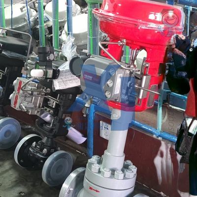 صمامات تدفق هوائي معتمدة من EAC للتحكم وصمامات تحكم رقمية من Emerson Fisher DVC6200