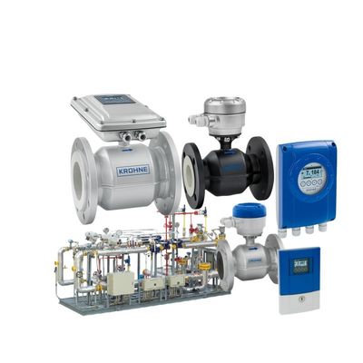 Liquid Flow Monitoring Meter KROHNE OPTIFLUX 2050 2100 2300 Flange Electromagnetic Flow Meter Food & Beverage Flow Meter