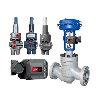 صمام الحرارة العالية الغاز الطبيعي الصمام الجوي الهوائي Emerson Fisher 377