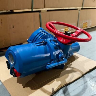 محرك صمام كهربائي مضغوط متعدد الدورات Peckwomy محرك صمام كهربائي ذكي الأتمتة الصناعية