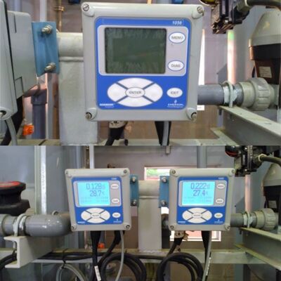 محلل قياس متعدد المعلمات PH ORP ذو مدخل مزدوج إيمرسون روزماونت 1056، جهاز إرسال بأربعة أسلاك، جهاز إرسال اتصالات HART