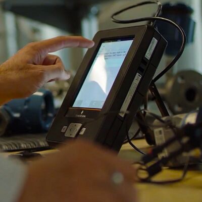 جهاز تشخيص محمول متنقل يدعم حقل HART الصناعي جهاز إيمرسون AMS Trex جهاز اتصال