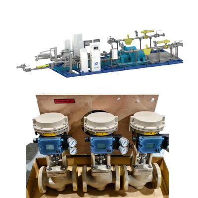 سامسون 3241 جسم صمام التحكم Globe مشغل هوائي 3277 محدد موضع الصمام 3725