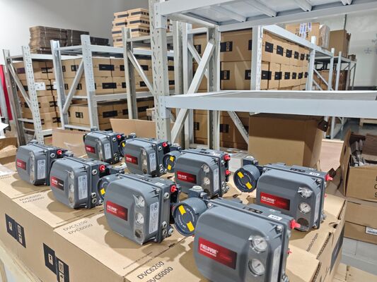 صمام التحكم الهوائي مع فيشر ماسونيلان سامسون Flowserve نيلس فوكسبورو صمام موقف المراقب