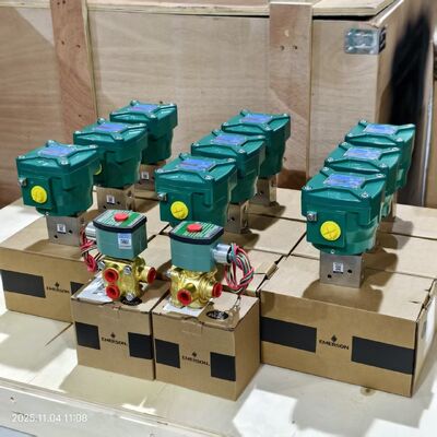 صمام تحكم Spiraxsarco الجديد وذو الجودة العالية ومراقب SP7PRO وسلسلة ASCO الصمام الكهربائي الثلاثي 8320 لمعدات المياه ومعالجة المياه