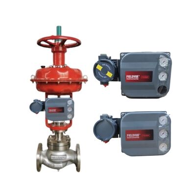 مُحكِم صمام رقمي إيمرسون فيشر FIELDVUE DVC6200 HC AC AD PD SIS مُحدِّد موضع صمام لصمامات التحكم الهوائية