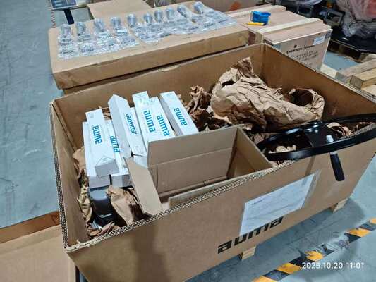 مشغلات صمام AUMA الكهربائية الخطية SA و LE مع AC AM Auma Controls لصمام التحكم في درجة الحرارة العالية الصيني