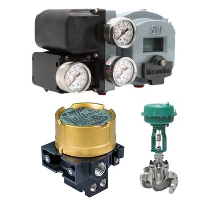 مستشعر ضغط Rotork Fairchild المضاد للانفجار TXI7800، محدد موضع Masoneilan SVI2 AP series SVI2AP-21123121 الذكي، 4-20mA مع اتصال HART - متوفر في المخزون