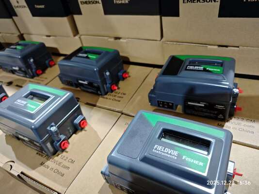 صناعة النفط والغاز محدد موضع الصمام الهوائي Fisher DVC2000 DVC6200 3661 وSpirax Sarco Control KE73 وموضع الصمام