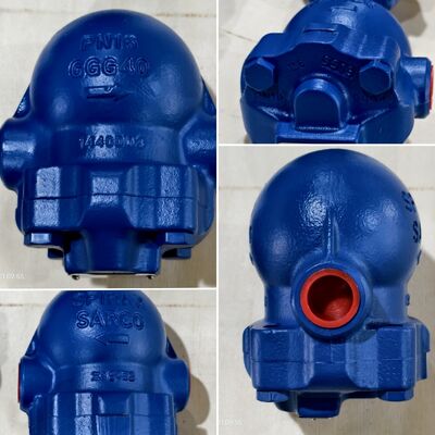 وصلة ذات حواف جديدة FT14X FT14 وصلة لولبية FTGS14 SPIRAX SARCO مصيدة البخار ذات العوامة الكروية DN15 إلى DN50 PN16 على المعدات المثبتة على الانزلاق