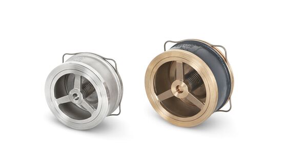 خطوط الأنابيب الصناعية VYC القرص المكبس صمام التحقق 1/4 النحاس 304 316 صمام عدم العودة لغاز البخار المائي