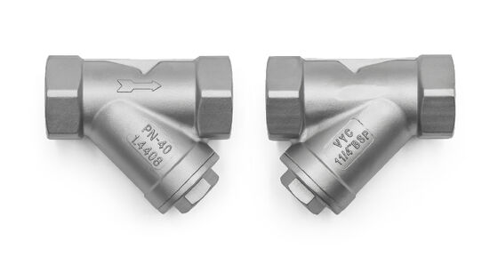 خطوط الأنابيب الصناعية VYC القرص المكبس صمام التحقق 1/4 النحاس 304 316 صمام عدم العودة لغاز البخار المائي