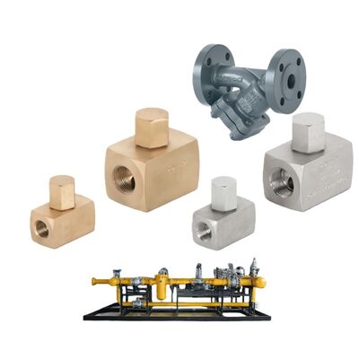 خطوط الأنابيب الصناعية VYC القرص المكبس صمام التحقق 1/4 النحاس 304 316 صمام عدم العودة لغاز البخار المائي