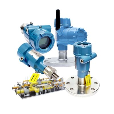 نطاق قياس جديد 30m وصلة فلانج Rosemount 3408 مستوى جهاز إرسال رادار غير اتصال للأنابيب