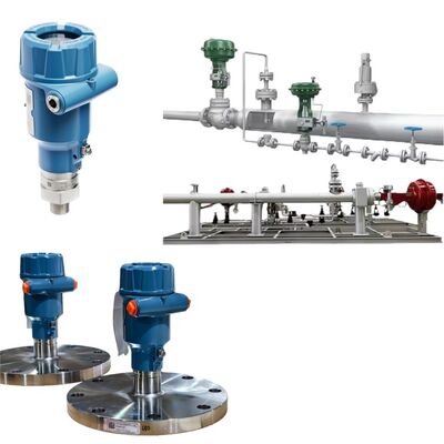 نطاق قياس جديد 30m وصلة فلانج Rosemount 3408 مستوى جهاز إرسال رادار غير اتصال للأنابيب