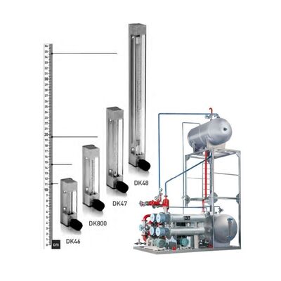 كروهين DK46 DK47 DK48 DK800 مساحة متغيرة عداد تدفق الأنابيب المعدنية عداد دوران تدفق الصناعية