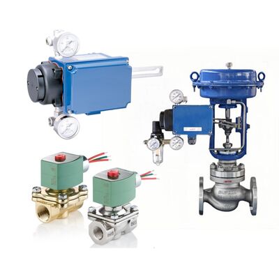 صمامات الفول السولينويدي ASCO و Azbil Series 100 Model AVP100 102 Smart Valve Positioner وحدة تحكم الصمام
