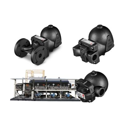 مصيدة بخار ثرموستاتي من الفولاذ المقاوم للصدأ مع درجة حرارة قصوى تصل إلى 400 درجة مئوية ونطاق ضغط يصل إلى 42 بار