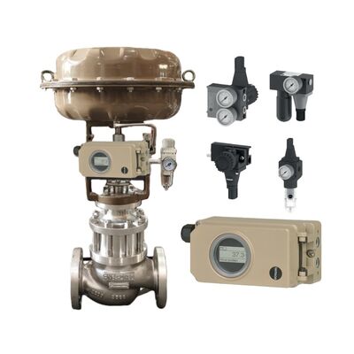 صمام تحكم سامسون النوع 3730-3 3730-5 صمام تحديد المواقع الكهربائي الرئوي 4-20MA