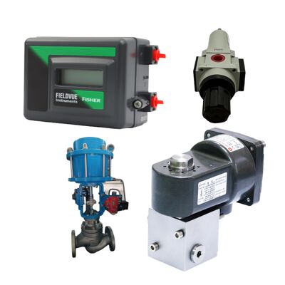 Emerson Fisher FIELDVUE DVC2000 Digital Valve Positioner HART 4-20mA Single/Double Acting, with NORGREN 6215/6215L Straight-Through 3/2 5/2 Explosion-Proof Solenoid Valve