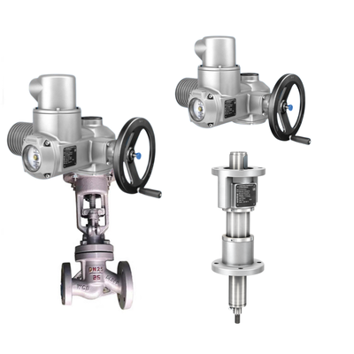 Chinese Globe Valve Body AUMA SA Multi-turn Electric Control Valve Actuators with LE Linear Thrust Units