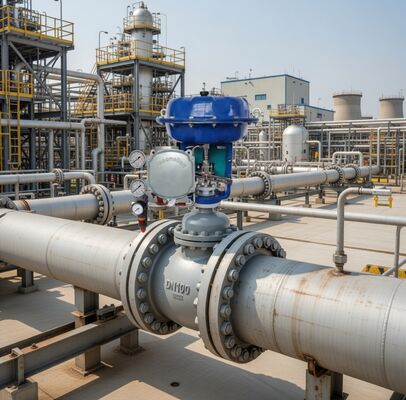 صمام التحكم الهوائي الصيني مع SVI1000G SVI1000 PR G IM Masoneilan Valve Positioner SVY و Asco Regulator للغاز المسال