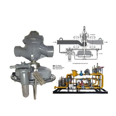 Fisher 1098-EGR Pilot-operated High-capacity Gas Pressure Regulator with 1500 psig Maximum Inlet Pressure