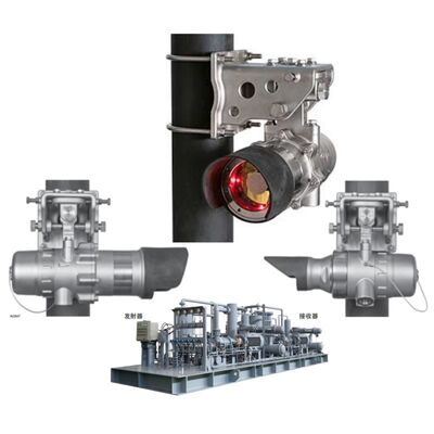 DET-TRONICS FlexSight LS2000 Stainless Steel Open Path Infrared Gas Detector with 200 m Detection Path and Heated Optics