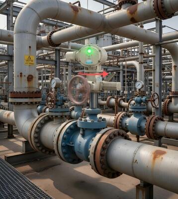 مشغل كهربائي متعدد الدورات عالي العزم من سلسلة SIPOS Aktorik 7 مع صمام تحكم من علامة تجارية صينية لتوربينات البخار