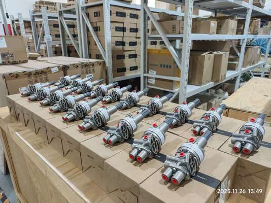 فيشر 377 مكبر إشارة منخفضة الرأس و DVC6200 جهاز تحديد موقع الصمام الرقمي للاستخدام في الصناعة