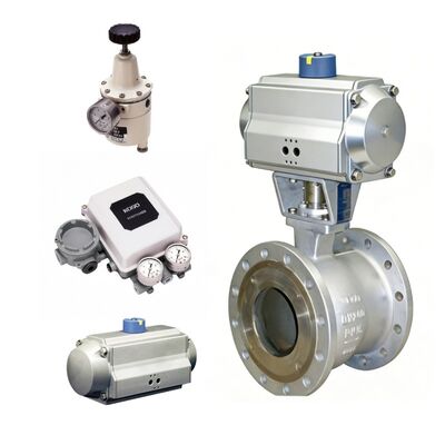 NEWAY CBV Series V Type Control Ball Valve Rotary KOSO 6300R Thermal Power Petrochemical Industry