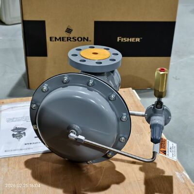 منظم ضغط غاز الوقود FISHER 95L Gas Regulator Skid Mount Package