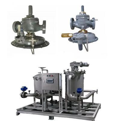 صمام تخفيض ضغط الغاز EMERSON Fisher 1098EGR من نوع الشفة ومنظم 63EG-98HM للتحكم في تدفق الغاز الطبيعي في منصة الغاز