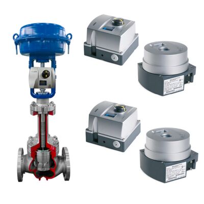 صمام تحكم محكم الغلق بمنفاخ SUPCON LN85W مع موضع صمام رقمي ذكي من سلسلة Valmet Neles ND9000