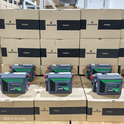 Emerson Fisher DVC2000 Valve Positioner: supports HART protocol and 4-20mA signals; single-acting configuration; compatible with NORGREN HERION 6316 Series Solenoid Valves; available in stock for imme