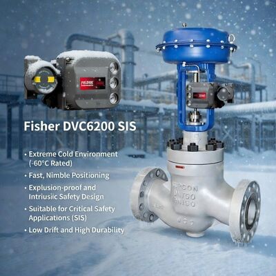 المورد الأصلي لـ Fisher FIELDVUE DVC6200 SIS نظام أجهزة الأمن الرقمي لتحكم الصمام