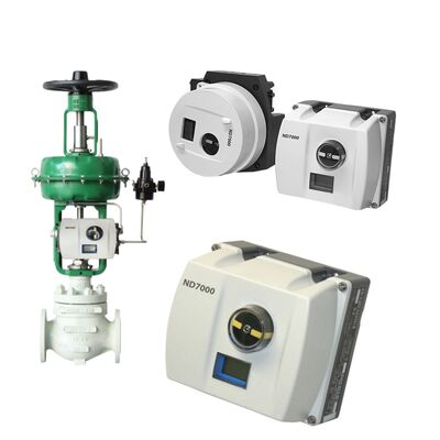 صمام التحكم بالمركز الواحد من Lanlin مع Valmet Me-tso Neles ND7000 Series Smart Valve Positioner