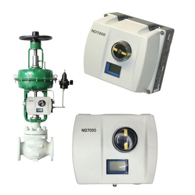 صمام التحكم بالمركز الواحد من Lanlin مع Valmet Me-tso Neles ND7000 Series Smart Valve Positioner