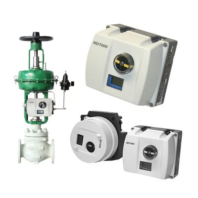 صمام التحكم بالمركز الواحد من Lanlin مع Valmet Me-tso Neles ND7000 Series Smart Valve Positioner