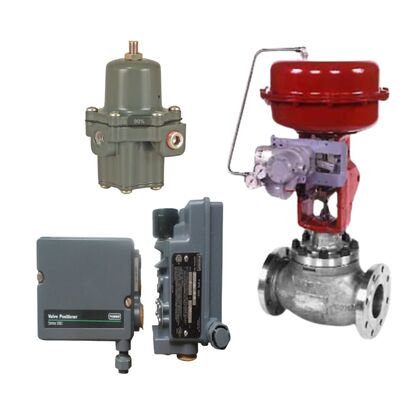 فيشر 3660/3661 موقف الصمام مع 67CFR منظم فلتر لصمامات التحكم الهوائية موقف الكهربائية الهوائية، 4-20mA، الفولاذ المقاوم للصدأ نطاق درجة الحرارة من -40 °C إلى 85 °C