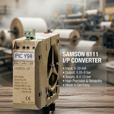 SAMSON 6111 محول I/P محول كهربائي هوائي محول إشارة التيار الضغط