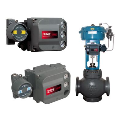 صمام تحكم قفص متوازن الضغط Wuzhong ABM مع محدد موضع الصمام الرقمي Emerson Fisher DVC6200