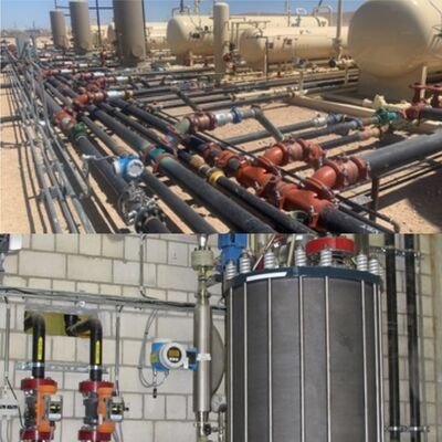 مقياس تدفق غاز البخار الصناعي للكتلة السائلة Endress Hauser Proline Prowirl F 200 E+H مقياس تدفق الدوران