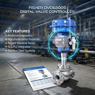 متوفر في المخزون F-isher DVC6200 FIELDVUE محدد موضع الصمام الرقمي HART 4-20mA متحكم كهرو-هوائي للمشغل الهوائي