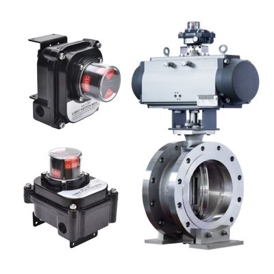 CHUANYI VB400 Four Eccentric Butterfly Valve HKC Limit Switch Oil Gas Chemical Power Industry