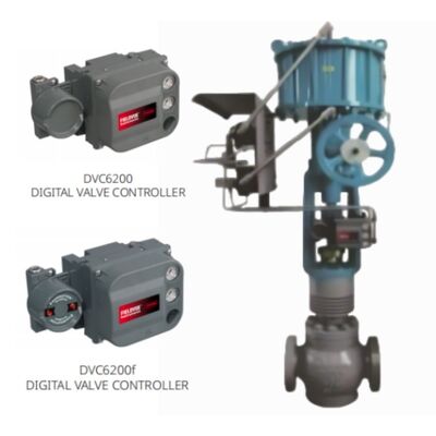 ووزونغ ABM APM ضغط متوازنة قفص صمام التحكم مع DVC6200 الموقع