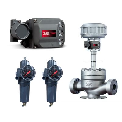 صمام التحكم تشونغ تشواني مع شاشة DVC6200 وضع الصمام الرقمي الذكي مع 67DFR جهاز تنظيم المرشح