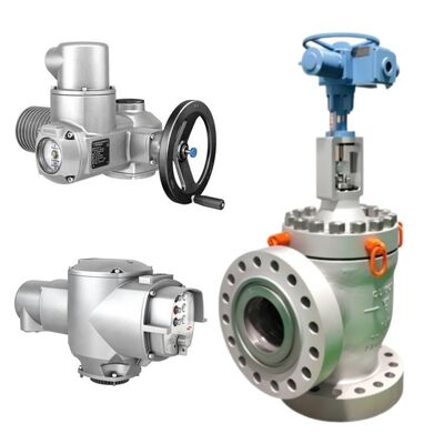 Wuzhong AESB AEPB Angle Control Valve Quick Replacement with Auma Actuator for Industrial Process