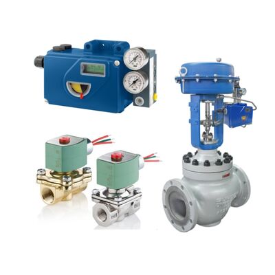 SUPCON Control Valve with Foxboro SRD991 Smart Digital Valve Positioner and ASCO Solenoid Valve